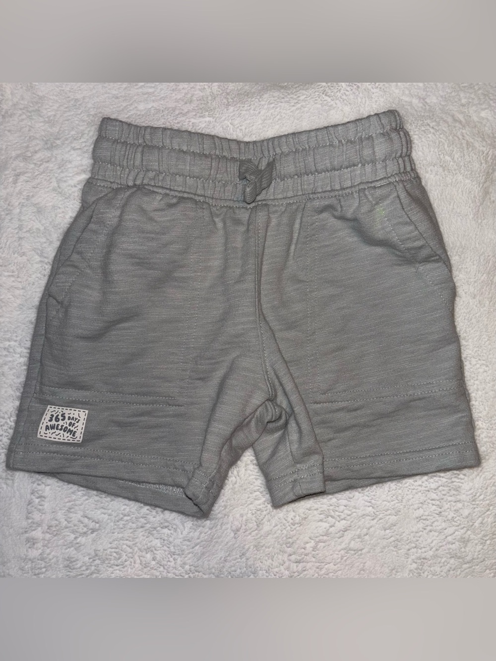 Garanimals Light Gray Knit Drawstring Shorts